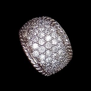 2 carat diamond cocktail right hand ring new